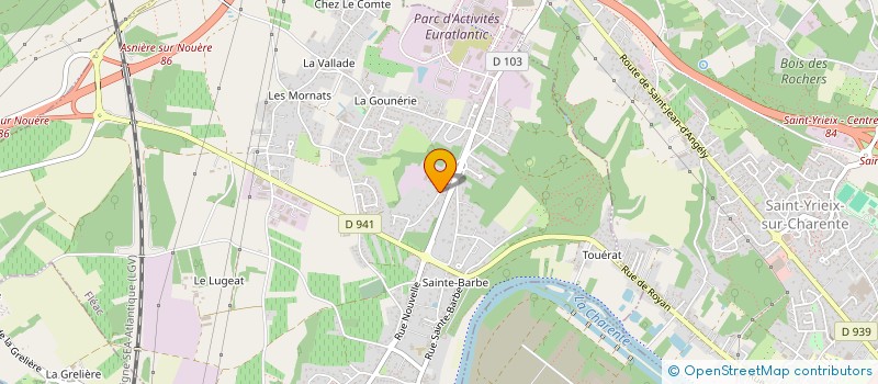localisation de l'entreprise TRANSPORTS GIRAUD à FLEAC
