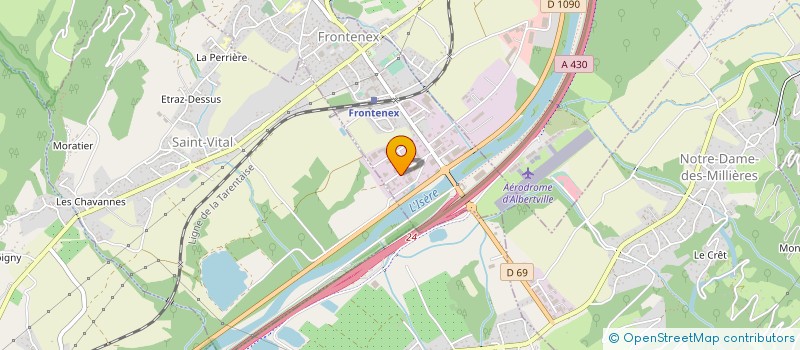 localisation de l'entreprise TRANSPORTS GIROD à FRONTENEX