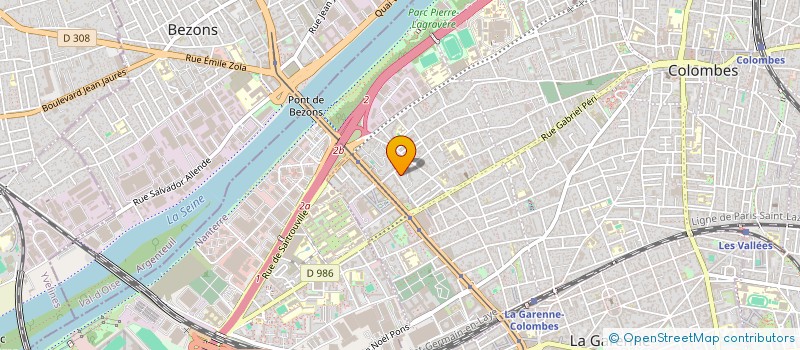 localisation de l'entreprise TRANSPORTS GMC UNION à COLOMBES