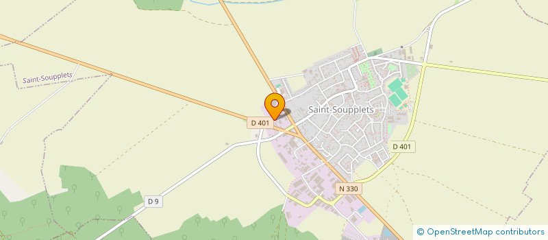 localisation de l'entreprise TRANSPORTS GOBERT GRANDE VITESSE  SAINT-SOUPPLETS