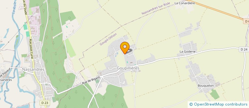 localisation de l'entreprise TRANSPORTS GOBRON  GOUPIL-OTHON