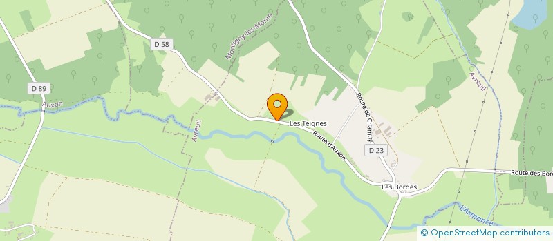 localisation de l'entreprise TRANSPORTS GODIN à ERVY-LE-CHATEL