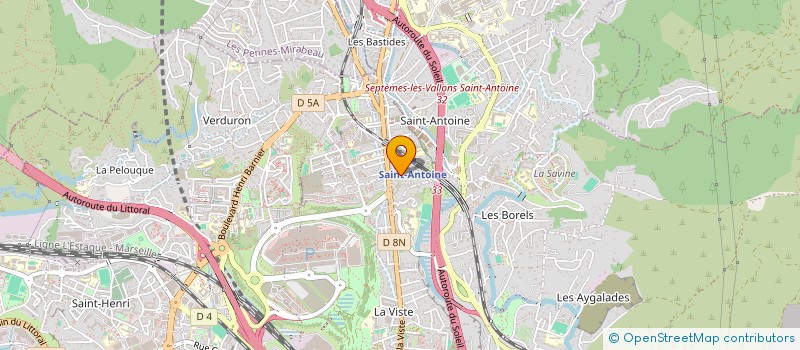 localisation de l'entreprise TRANSPORTS GOMEGA à MARSEILLE