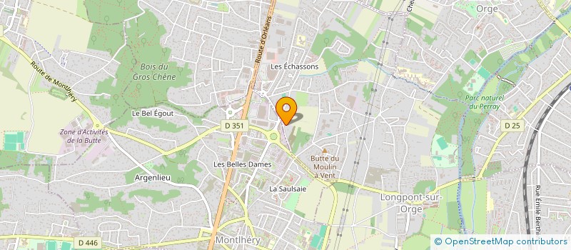 localisation de l'entreprise TRANSPORTS GOMES MARTINS à MONTLHERY