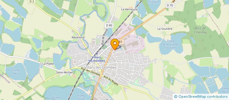 localisation de l'entreprise TRANSPORTS GOMEZ à VILLARS-LES-DOMBES