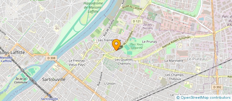 localisation de l'entreprise TRANSPORTS GONDOSTAR à SARTROUVILLE