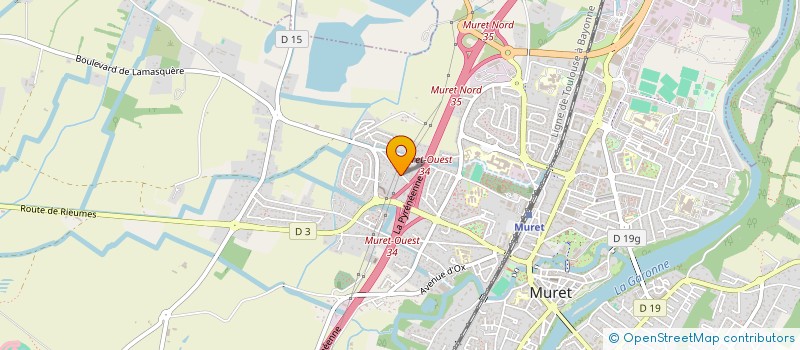 localisation de l'entreprise TRANSPORTS GONZALES  MURET