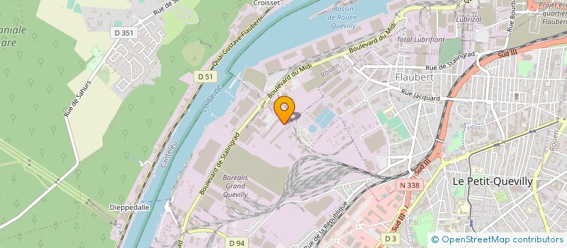 localisation de l'entreprise TRANSPORTS GOSSELIN à SAINT-ETIENNE-DU-ROUVRAY