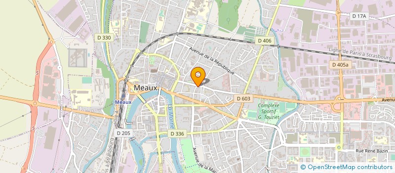 localisation de l'entreprise TRANSPORTS GOUGELIN à MEAUX