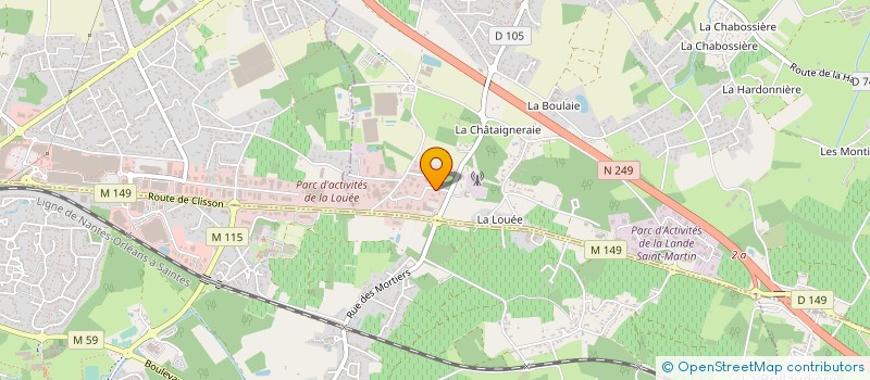localisation de l'entreprise TRANSPORTS GOULAINAIS à HAUTE-GOULAINE