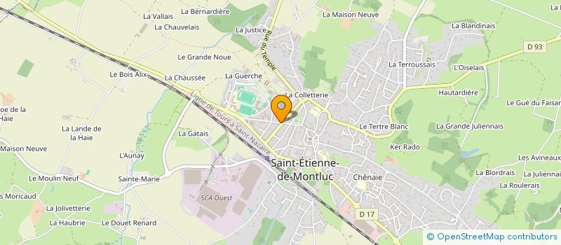 localisation de l'entreprise TRANSPORTS GOULARD DAVID à VIGNEUX-DE-BRETAGNE