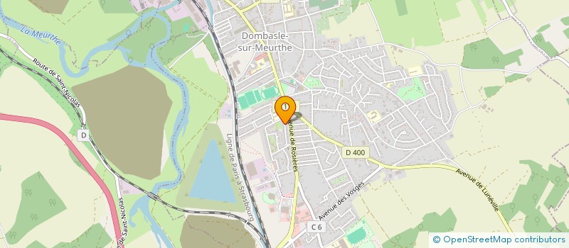 localisation de l'entreprise TRANSPORTS GRANDJEAN à DOMBASLE-SUR-MEURTHE