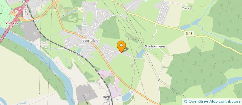 localisation de l'entreprise TRANSPORTS GRANDJEAN à SAINT-ELOI