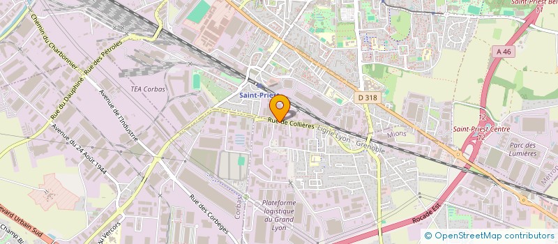 localisation de l'entreprise TRANSPORTS GRANET  MIONS