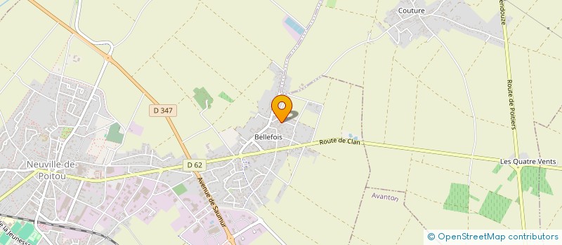 localisation de l'entreprise TRANSPORTS GREAU à NEUVILLE DE POITOU