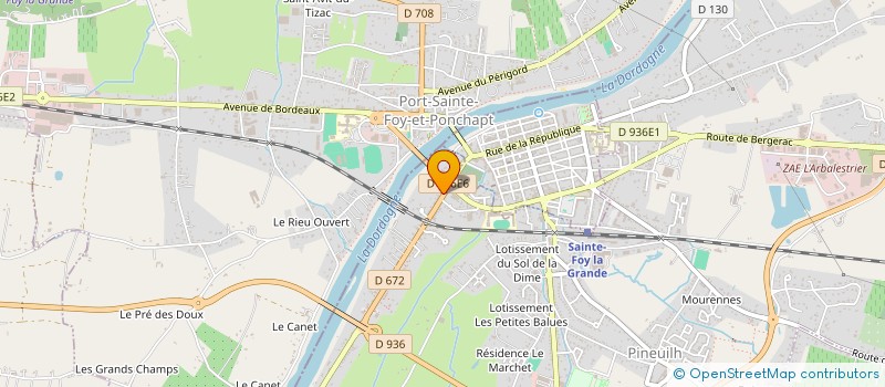 localisation de l'entreprise TRANSPORTS GREILLER à LES LEVES-ET-THOUMEYRAGUES