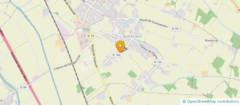 localisation de l'entreprise TRANSPORTS GRILLOU  SARL  BELBERAUD