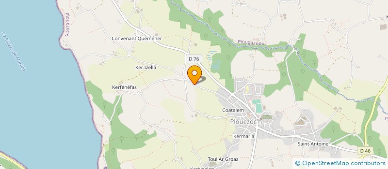 localisation de l'entreprise TRANSPORTS GRIMALDI à PLOUEZOC'H