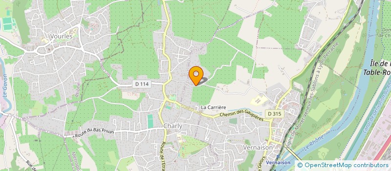 localisation de l'entreprise TRANSPORTS GRISET  VERNAISON