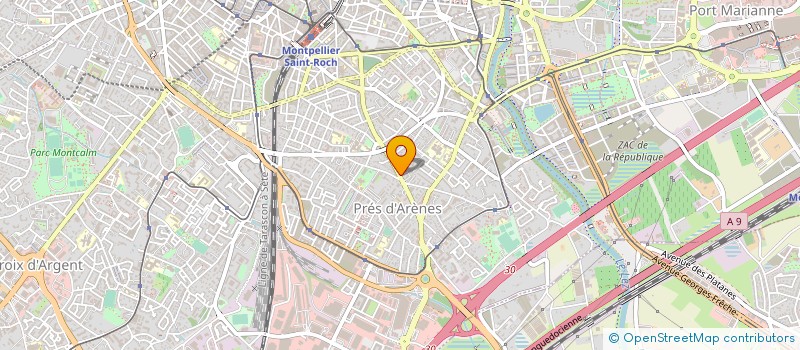 localisation de l'entreprise TRANSPORTS GROUSSET à MONTPELLIER