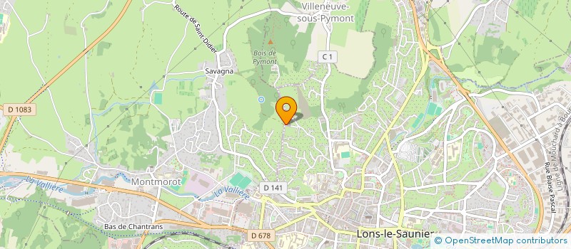 localisation de l'entreprise TRANSPORTS GUEGUEN EURL  MONTMOROT