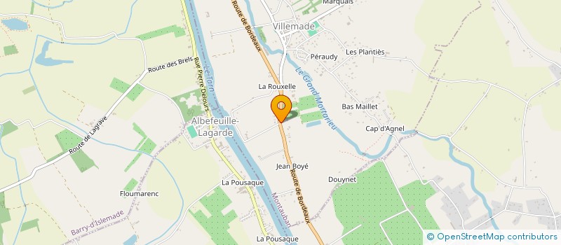 localisation de l'entreprise TRANSPORTS GUERINEAU  VILLEMADE