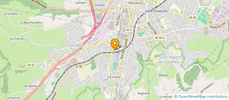 localisation de l'entreprise TRANSPORTS GUIDA à SAINT-CHAMOND