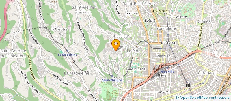localisation de l'entreprise TRANSPORTS GUILLEMET à NICE