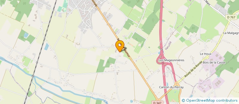 localisation de l'entreprise TRANSPORTS GUITTON à VIVY