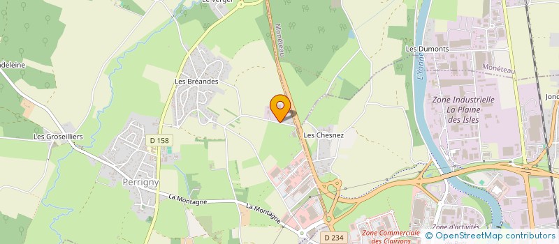 localisation de l'entreprise TRANSPORTS GUY BRUNET à PERRIGNY