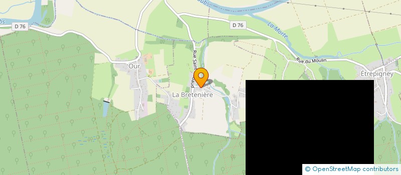 localisation de l'entreprise TRANSPORTS GUYOT  LA BRETENIERE