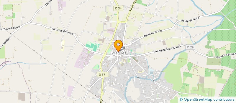 localisation de l'entreprise TRANSPORTS H B  EYRAGUES