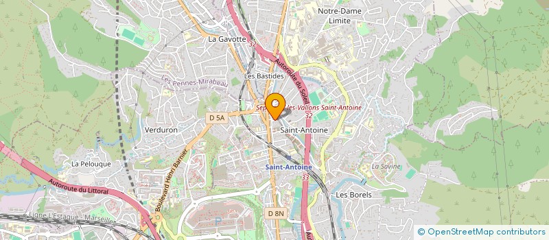 localisation de l'entreprise TRANSPORTS H.C. SIMOES à MARSEILLE 15EME