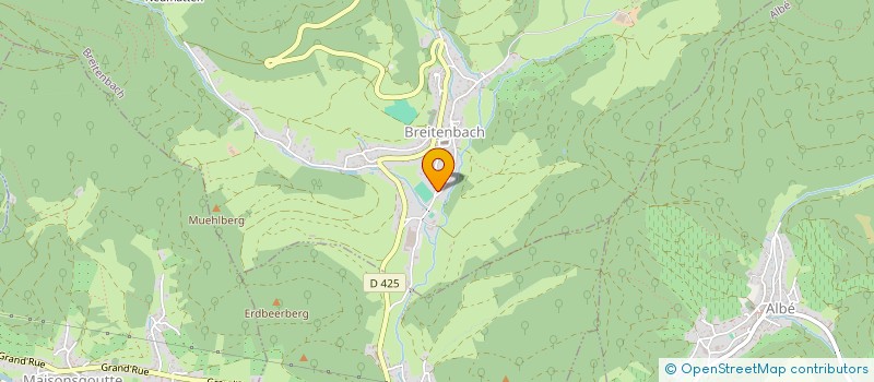 localisation de l'entreprise TRANSPORTS HARTMANN  BREITENBACH