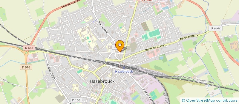localisation de l'entreprise TRANSPORTS HAZEBROUKOIS  HAZEBROUCK