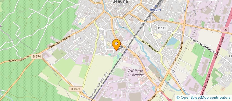 localisation de l'entreprise TRANSPORTS HAZET à BEAUNE