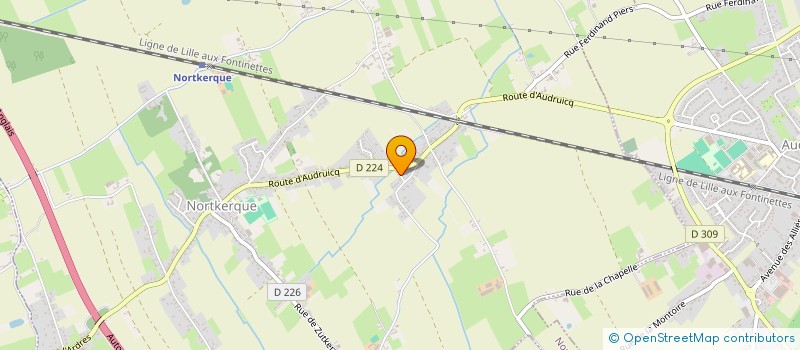 localisation de l'entreprise TRANSPORTS HEMBERT DELOUBRIERE  NORTKERQUE