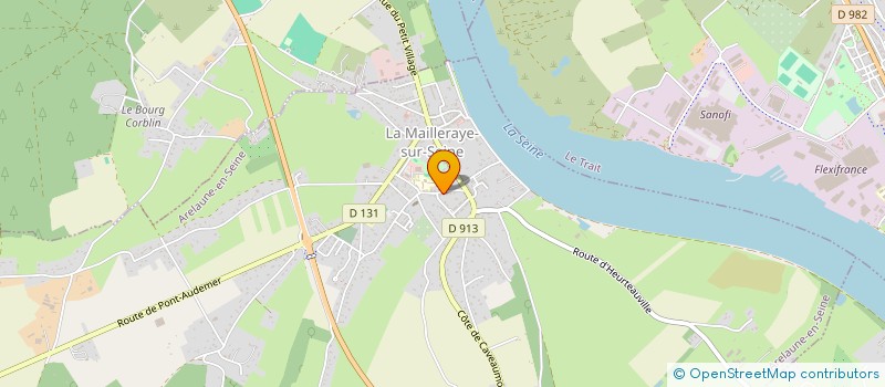 localisation de l'entreprise TRANSPORTS HERICHER  ARELAUNE-EN-SEINE