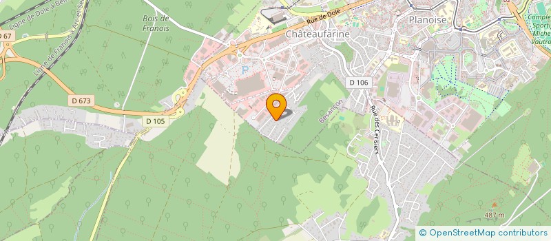 localisation de l'entreprise TRANSPORTS HERNANDEZ  BESANCON