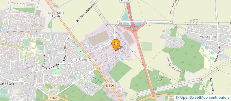 localisation de l'entreprise TRANSPORTS HERVE à VERT-SAINT-DENIS