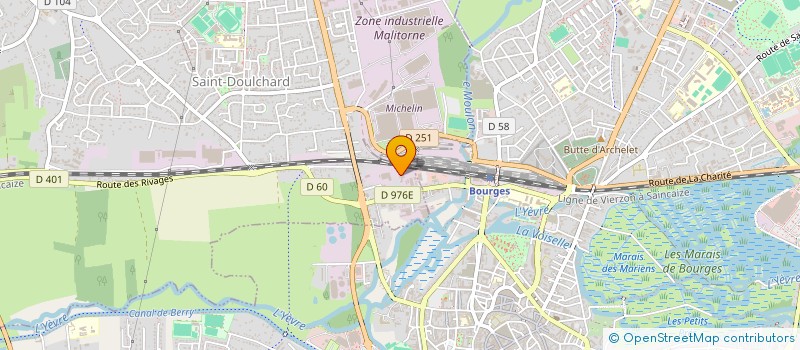 localisation de l'entreprise TRANSPORTS HOUDRAY  SAINT-DOULCHARD