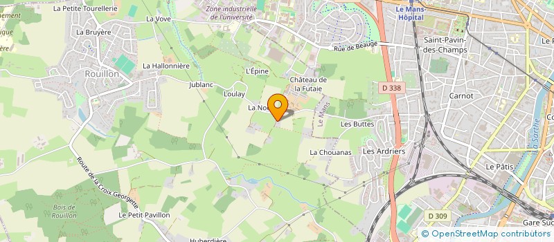 localisation de l'entreprise TRANSPORTS HPE à ROUILLON