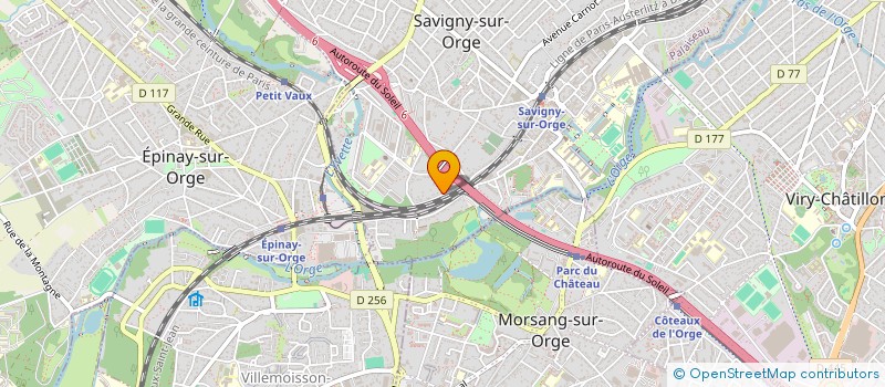 localisation de l'entreprise TRANSPORTS INGENIERIE FINANCIERE INTERN à SAVIGNY-SUR-ORGE