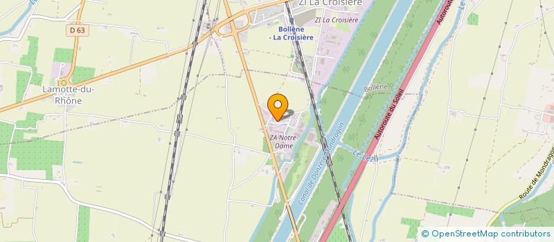 localisation de l'entreprise TRANSPORTS INTERNAT GALERAN à MONDRAGON