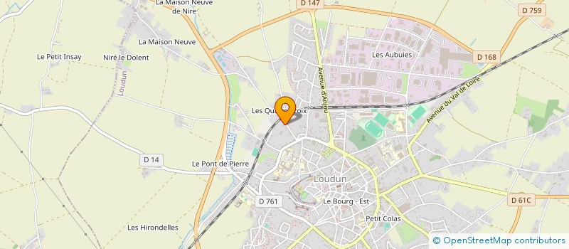 localisation de l'entreprise TRANSPORTS INTERNATIONAUX JANY-CLAUDE AIRAULT EN LIQUIDATION AMIABLE à LOUDUN
