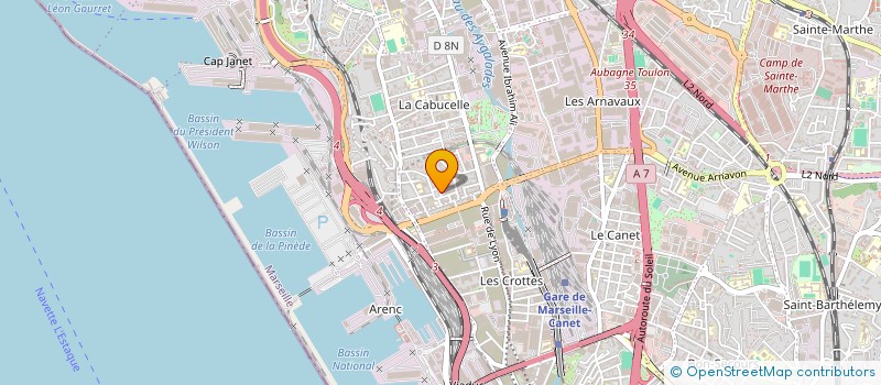 localisation de l'entreprise TRANSPORTS INTERNATIONAUX PHOCEENS à MARSEILLE