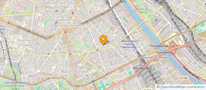 localisation de l'entreprise TRANSPORTS INTERNATIONAUX ROBERT COUDRET  PARIS