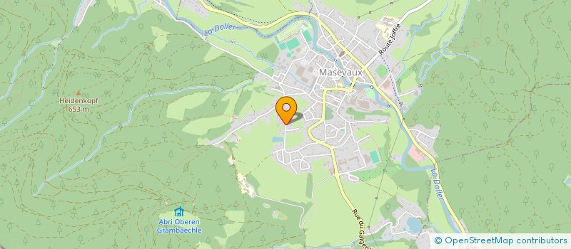 localisation de l'entreprise TRANSPORTS INTERNATIONAUX WALTER - TIW  MASEVAUX-NIEDERBRUCK