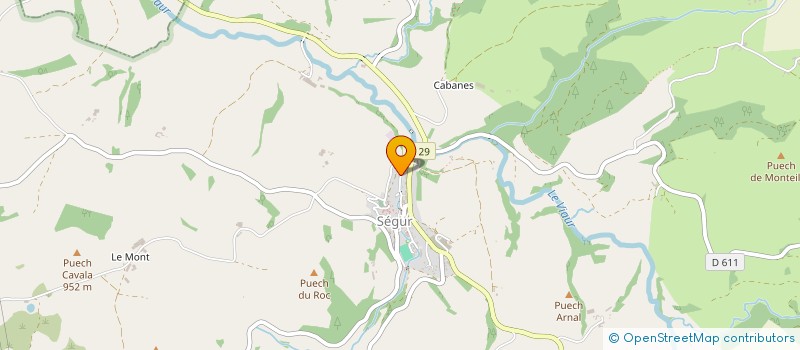 localisation de l'entreprise TRANSPORTS IZARD à SEGUR