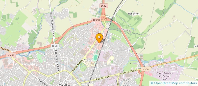 localisation de l'entreprise TRANSPORTS J.M. DEVINEAU à CHALLANS
